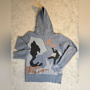 Andy Warhol SPRZ NY Camo Hoodie Small Streetwear Skatewear Grunge